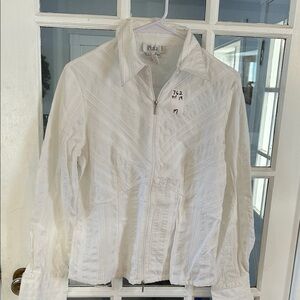 Puli Women's Crisp White Utility Jacket